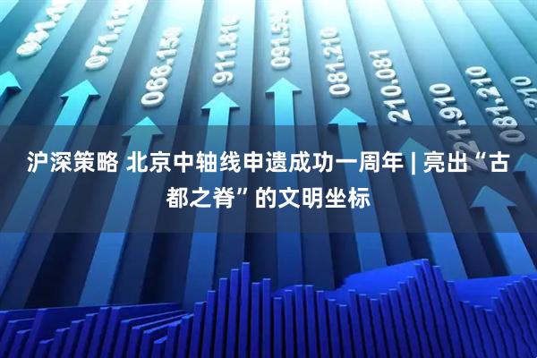 沪深策略 北京中轴线申遗成功一周年 | 亮出“古都之脊”的文明坐标